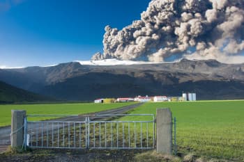The Eyjafjallajökull Glacier and Volcano