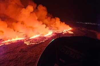The Eruption near Grindavík