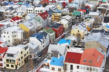 Towns and regions in Iceland