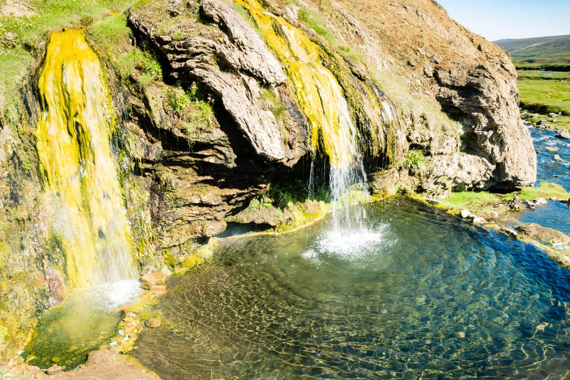 The Hot Waterfall of Laugarvellir