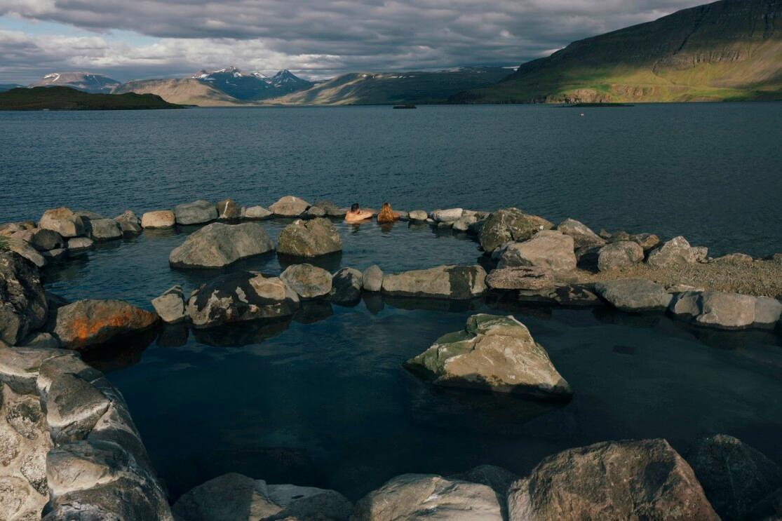 The Hvammsvík Hot Springs