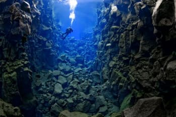 Diving in the Silfra Rift